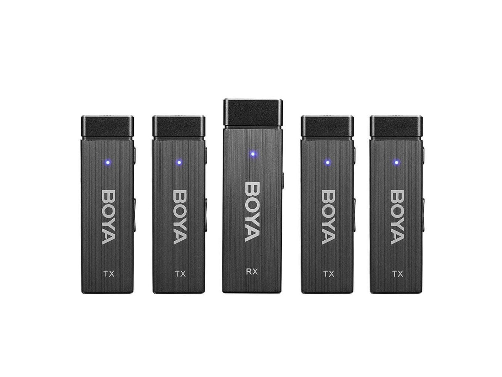 BOYA Wireless 2.4 GHz Microphone x4 BY-W4 BOYA Wireless 2.4 GHz Microphone x4 BY-W4